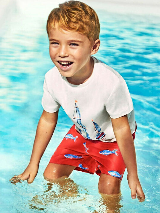 Mayoral Splash Ecofriends Παιδικό Μαγιό Βερμούδα / Σορτς Κόκκινο Mayoral Splash Ecofriends Παιδικό Μαγιό Βερμούδα / Σορτς Κόκκινο