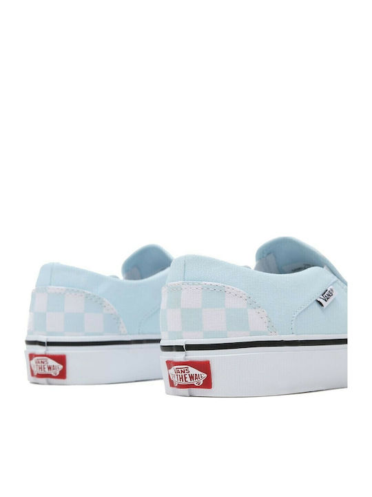 Asher Women's Canvas Slip-Ons Light Blue