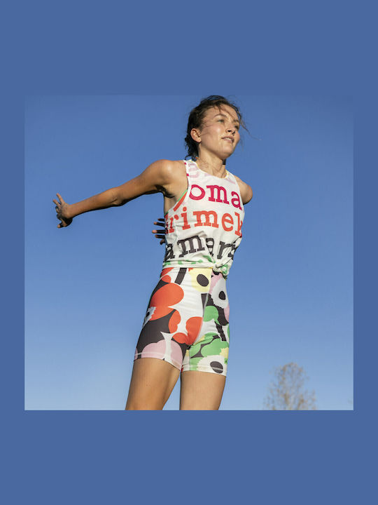 X Marimekko De Damă Fără mâneci Short întreg Blaze Orange
