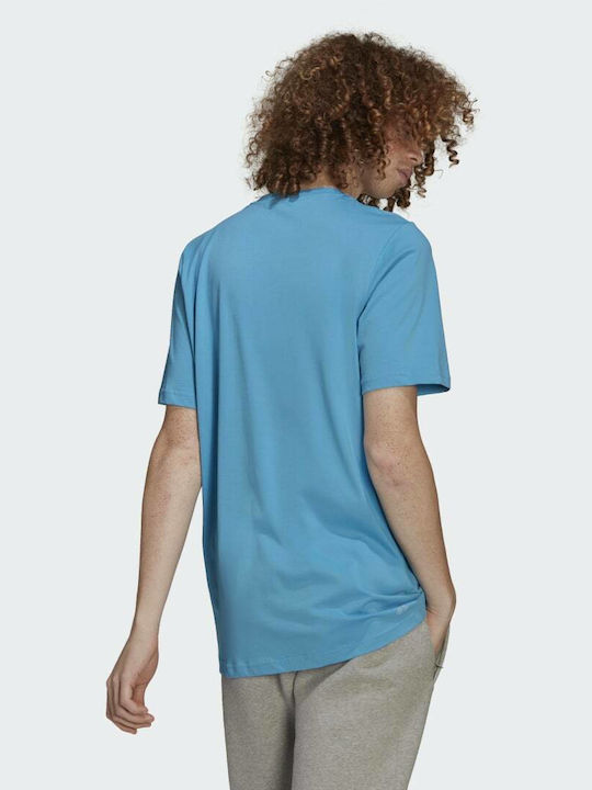 Adidas Trefoil Men's Short Sleeve T-shirt Light Blue