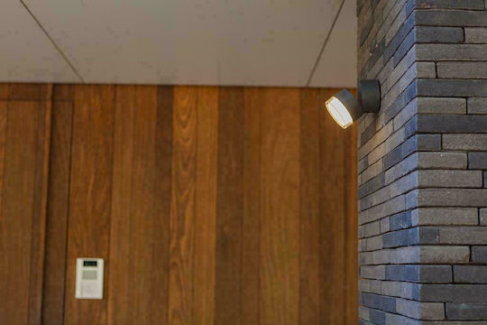 Lutec Dropsi Επιτοίχιο Εξωτερικό Σποτ LED IP44 9.5W με RGB Φως 11.5x9.4x9.4εκ.
