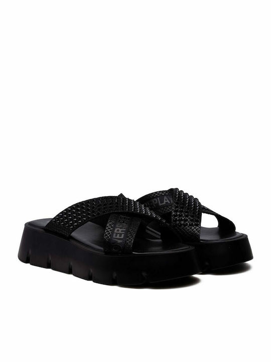 Noemi Sandale Casual Damă Din Piele Negru