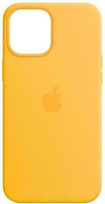 Apple Silicone Case with MagSafe Silicone Back Cover Yellow (iPhone 12 Pro Max)