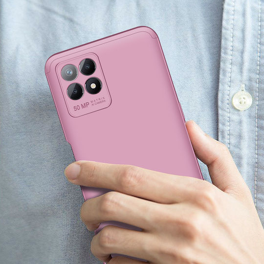 GKK 360 Full Cover Πλαστικό Ροζ Χρυσό (Realme 8i)