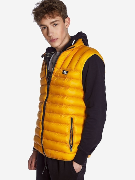 Geacă Fără Mâneci Puffer Galben