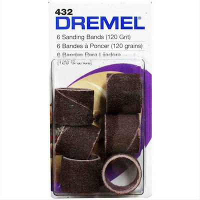 Dremel Ταινία Λείανσης 432 Σετ Tαινίες Λείανσης K120 6τμχ