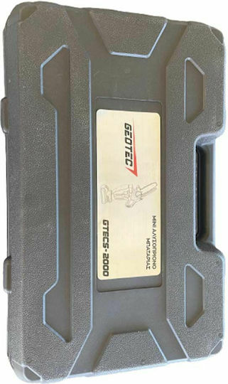 Geotec Κλαδευτικό Αλυσοπρίονο Μπαταρίας 2x2Ah Brushless 20V 0.6kg με Λάμα 15cm