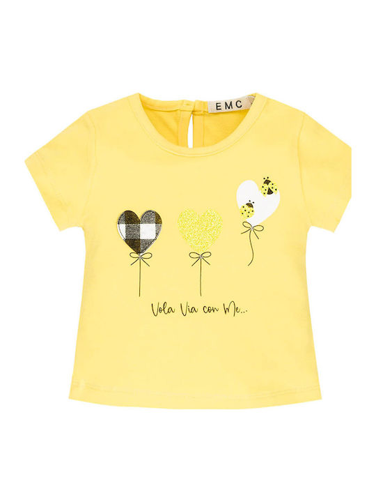 Παιδικό T-shirt Κίτρινο