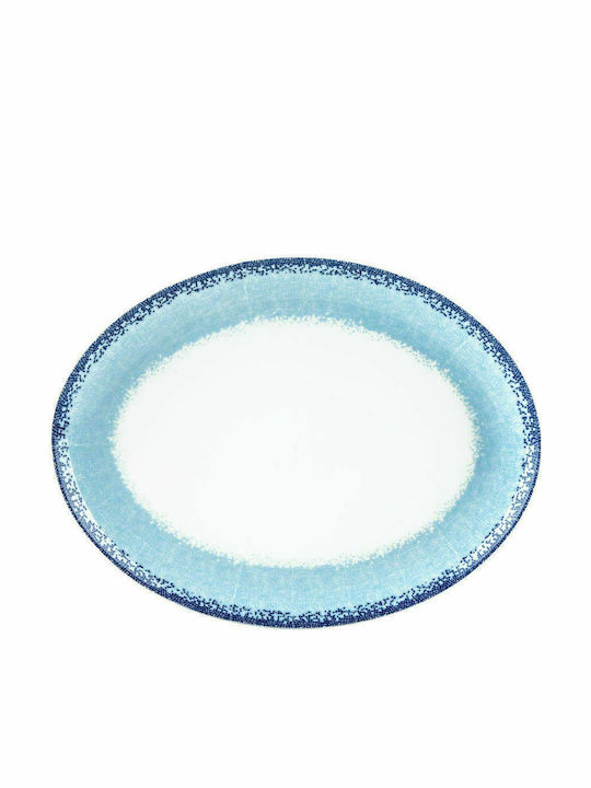 Ionia Apeiron Serving Platter Oval made of Porcelain Multicolored 36.4x36.4cm Ionia Apeiron Serving Platter Oval made of Porcelain Multicolored 36.4x36.4cm