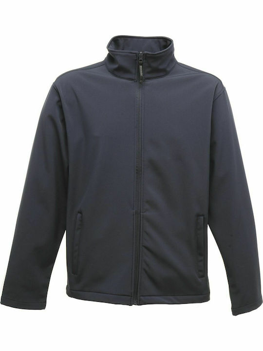 TRA680 Winter Jacket Softshell Waterproof and Windproof Navy Blue