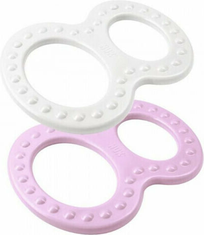 Nuk Classic Cool Teething Ring made of Plastic for 0 m+ 2pcs