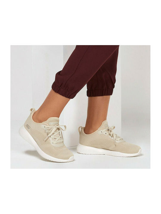 Bobs Squad Tough Talk Sport Shoes Running Beige