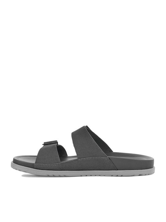 Buckle Men's Sandals Gray