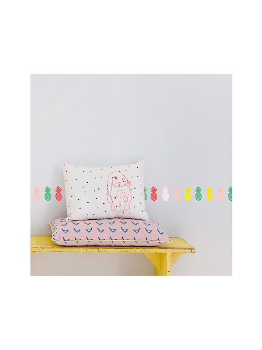 Mimi'lou Kids Wall Border Sticker Pineapples Colored