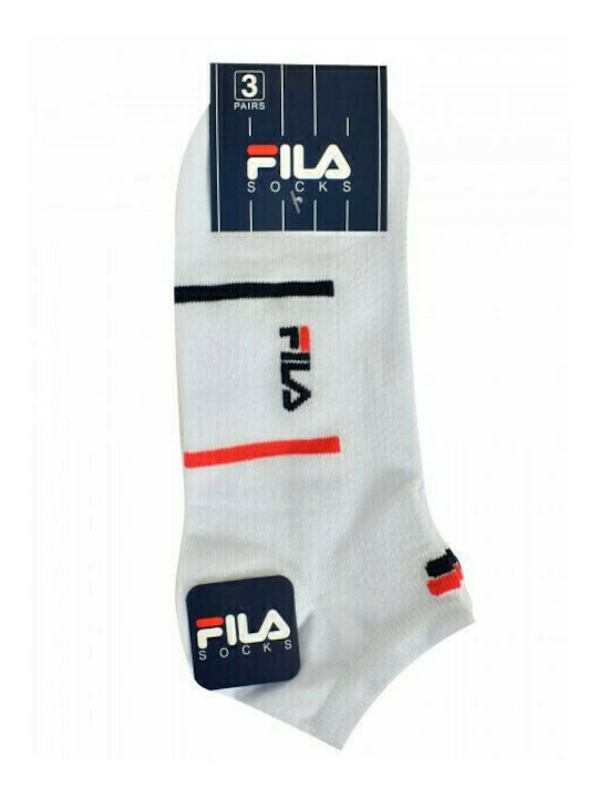 FILA Ανδρικές Κάλτσες Λευκές 3Pack