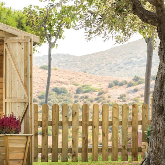 Showood Wooden Fence Gate in Beige Color 1.0x1.0m