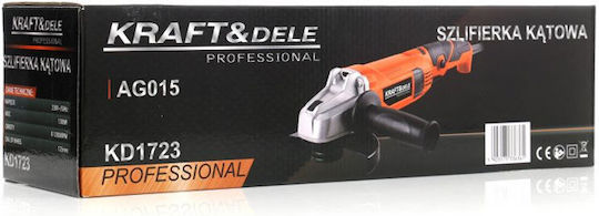Kraft & Dele KD1723 Ъглошлайф 125мм Електрически 1300W