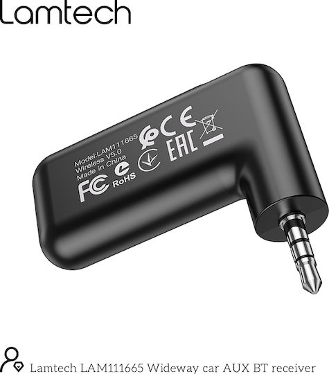 Lamtech 5.0 Receiver Sound System Bluetooth Car Kit (AUX / USB Charging port)