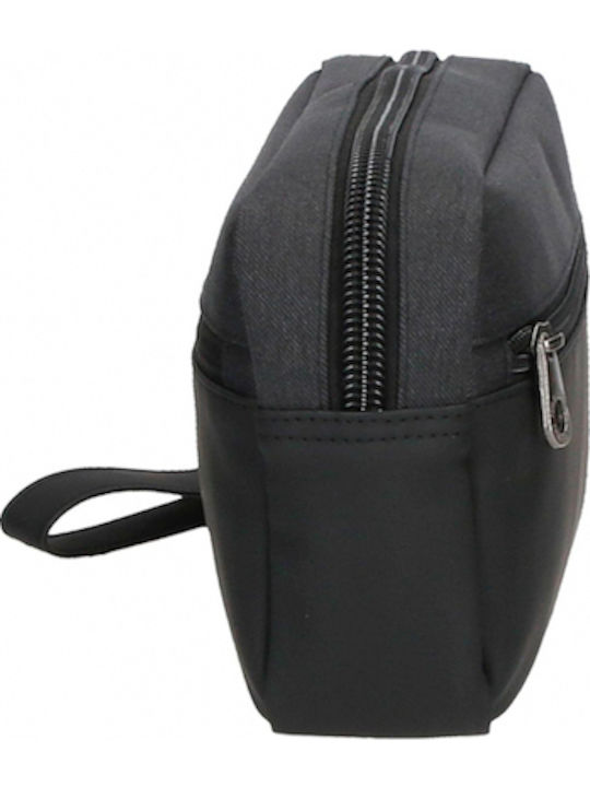 Toiletry Bag Jarvis in Black color 15cm