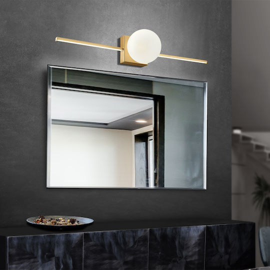 Luma Modern Lamp Wall with Socket G9 Gold 90x16cm