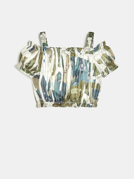 Guess Kids Blouse Short Sleeve Multicolour