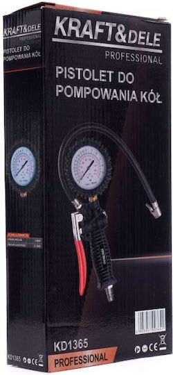 Kraft & Dele KD1365 Druckluftmessgerät mit Luftgewehr Maximaler Druck 12bar