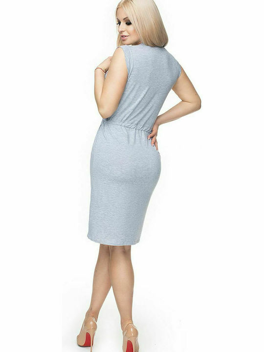 PeeKaBoo Summer Mini Dress Gray