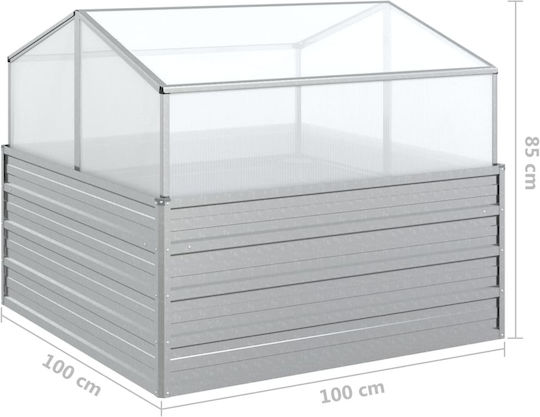 vidaXL 316882 Seed Propagator with Metal Frame 1x0.85x1m