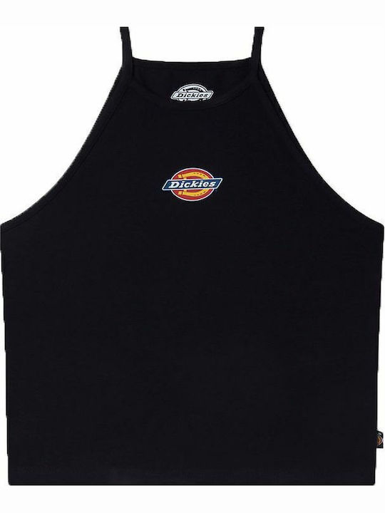 Chain Lake Women's Summer Crop Top Cotton Sleeveless Black