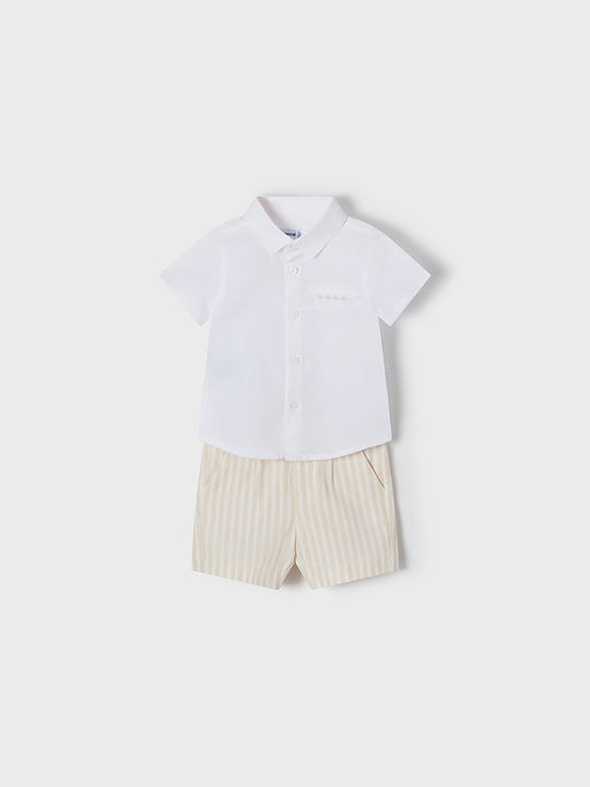 Mayoral Kids Set with Shorts Summer 2pcs White