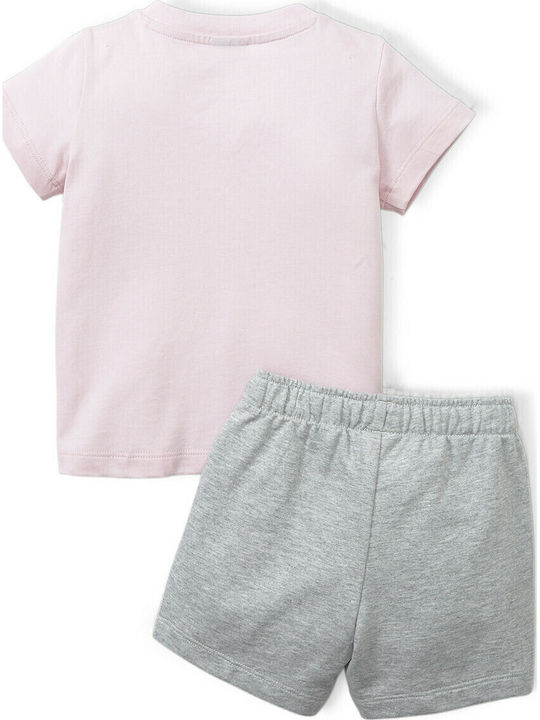 Puma Kids Clothing Sets with Pink Shorts 2 Pieces