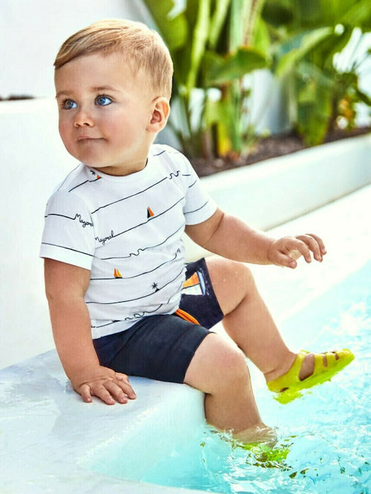 Kids' Set with Shorts Summer 3pcs Orange
