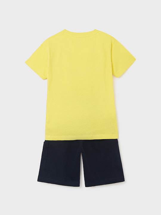 Mayoral Kids Set with Shorts Summer 2pcs Yellow