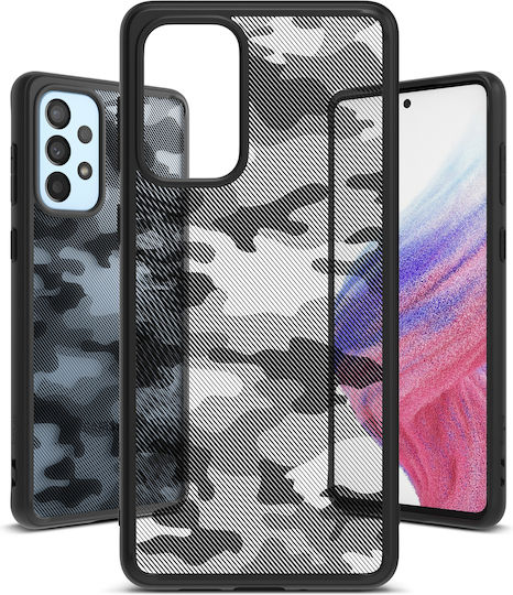 Ringke Fusion Matte Back Cover Πλαστικό / Σιλικόνης Μαύρο (Galaxy A73)