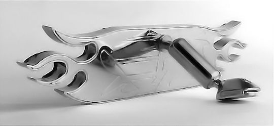 Simoni Racing Devil Εσωτερικός Καθρέπτης Αυτοκινήτου Χρωμίου/Strass