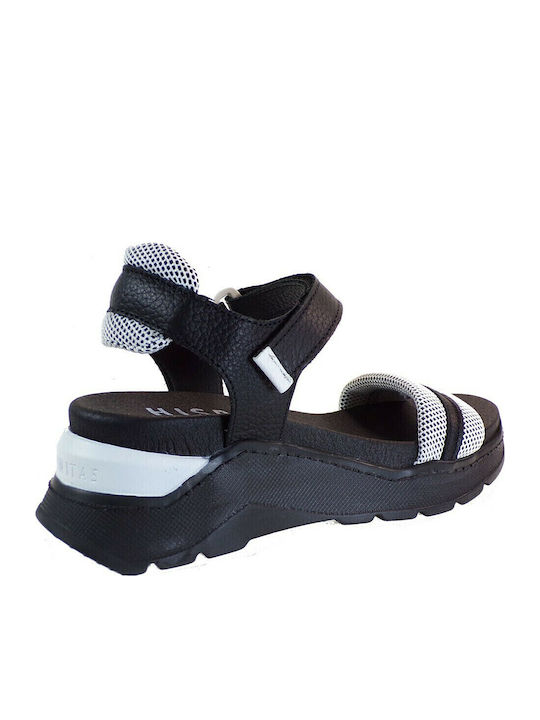 HV221721 Damenplattformen Black / White