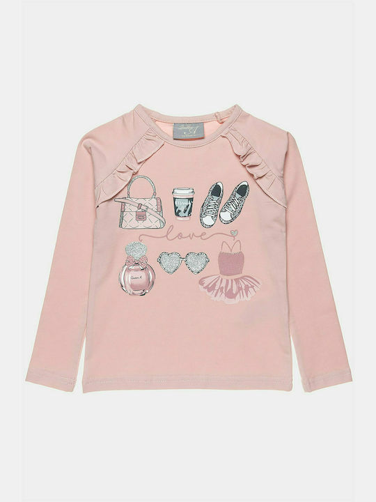 Alouette Kids Blouse Long Sleeve Pink