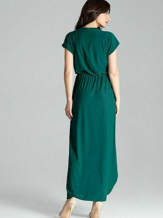 Lenitif Midi Dress for Wedding / Baptism Green