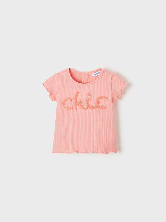 Mayoral Kids Blouse Short Sleeve Pink