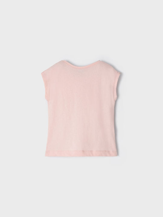 Mayoral Kids Blouse Short Sleeve Pink