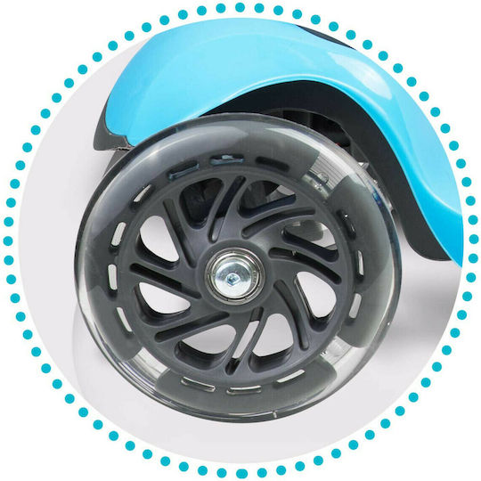 Ricokids Kinderroller Klappbar 3-Rad Hellblau