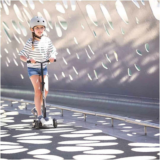 Scoot & Ride Kids Scooter Foldable Highwaykick 5 Led 3-Wheel for 5+ Years White