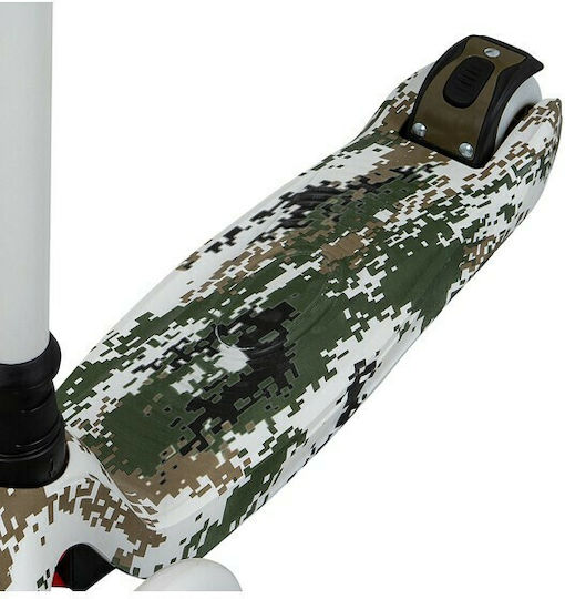 Baby Adventure Παιδικό Πατίνι 21st Camouflage Τρίτροχο Λευκό