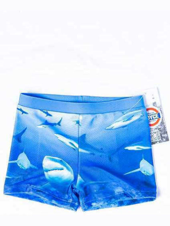 Joyce “Sharks” Kids Swimwear Swim Shorts Blue