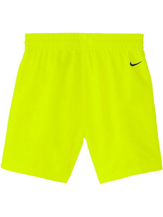 Nike Παιδικό Μαγιό Βερμούδα / Σορτς Logo Solid Lap 4" για Αγόρι Κίτρινο