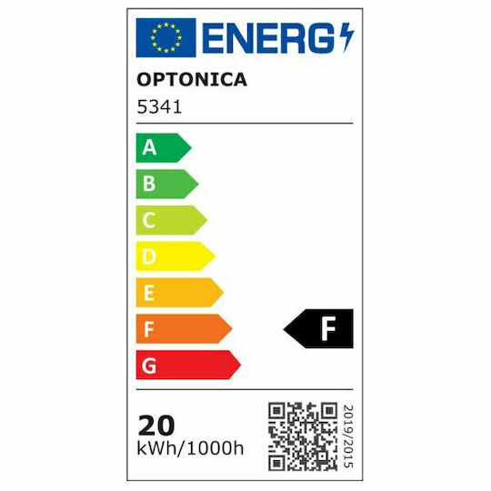 Optonica Commercial Linear LED Ceiling Light 20W Warm White IP20 L60xD3.4xH5cm