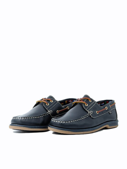 Δερμάτινα Ανδρικά Boat Shoes Navy