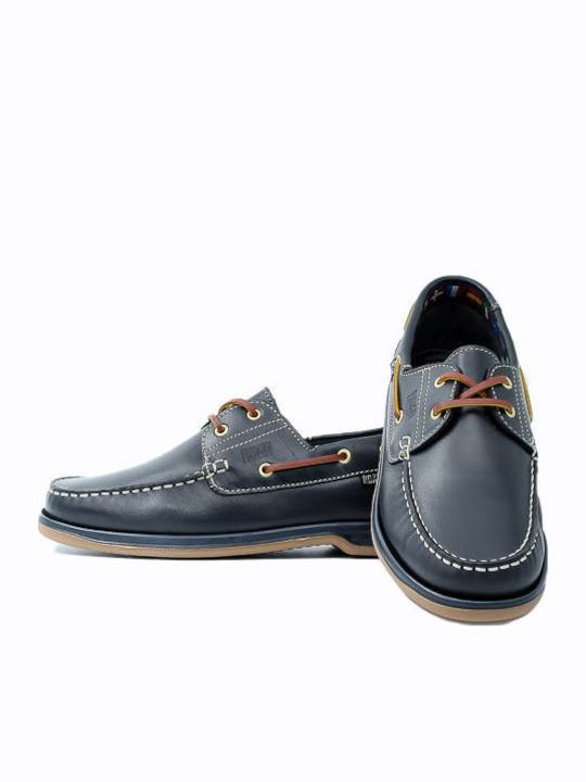 Δερμάτινα Ανδρικά Boat Shoes Navy