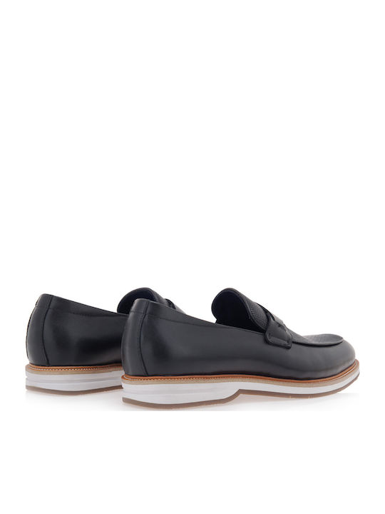 Men's Leather Moccasins Black