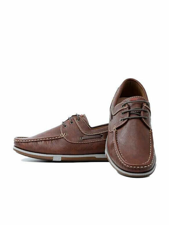 Ανδρικά Loafers σε Καφέ Χρώμα